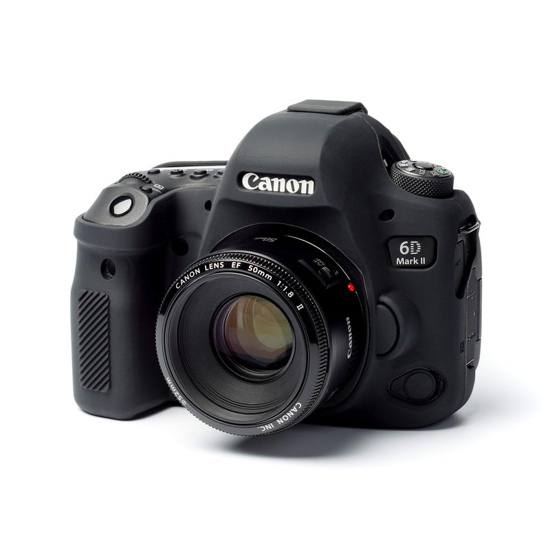 easyCover Silicone Protection Case for Canon 6D Mark II Camera, Black - Image 3